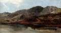 Paysage avec un lac et des montagnes au delà de Sidney Richard Percy